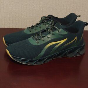 Hunter Green Men's  Athletic Breathable Non-Slip Fashion Sneakers